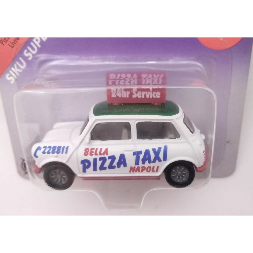 SIKU Super Serie Bella Pizza Taxi Napoli‎ - 1367  Mini Cooper Delivery - Picture 2 of 6